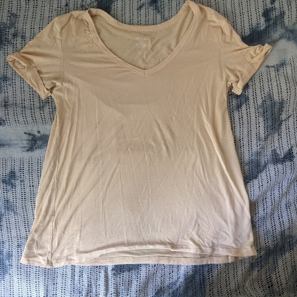 Yellow American Eagle Shirt